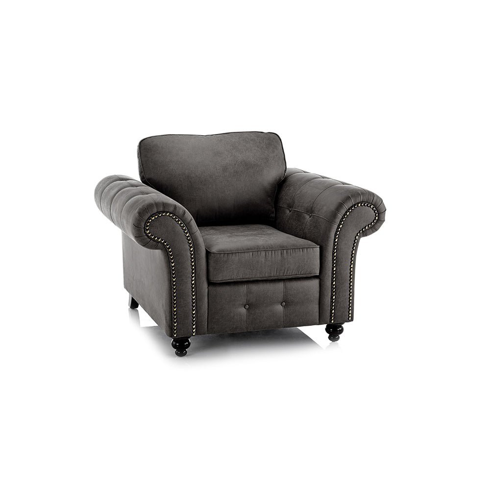 Faux Leather Armchair