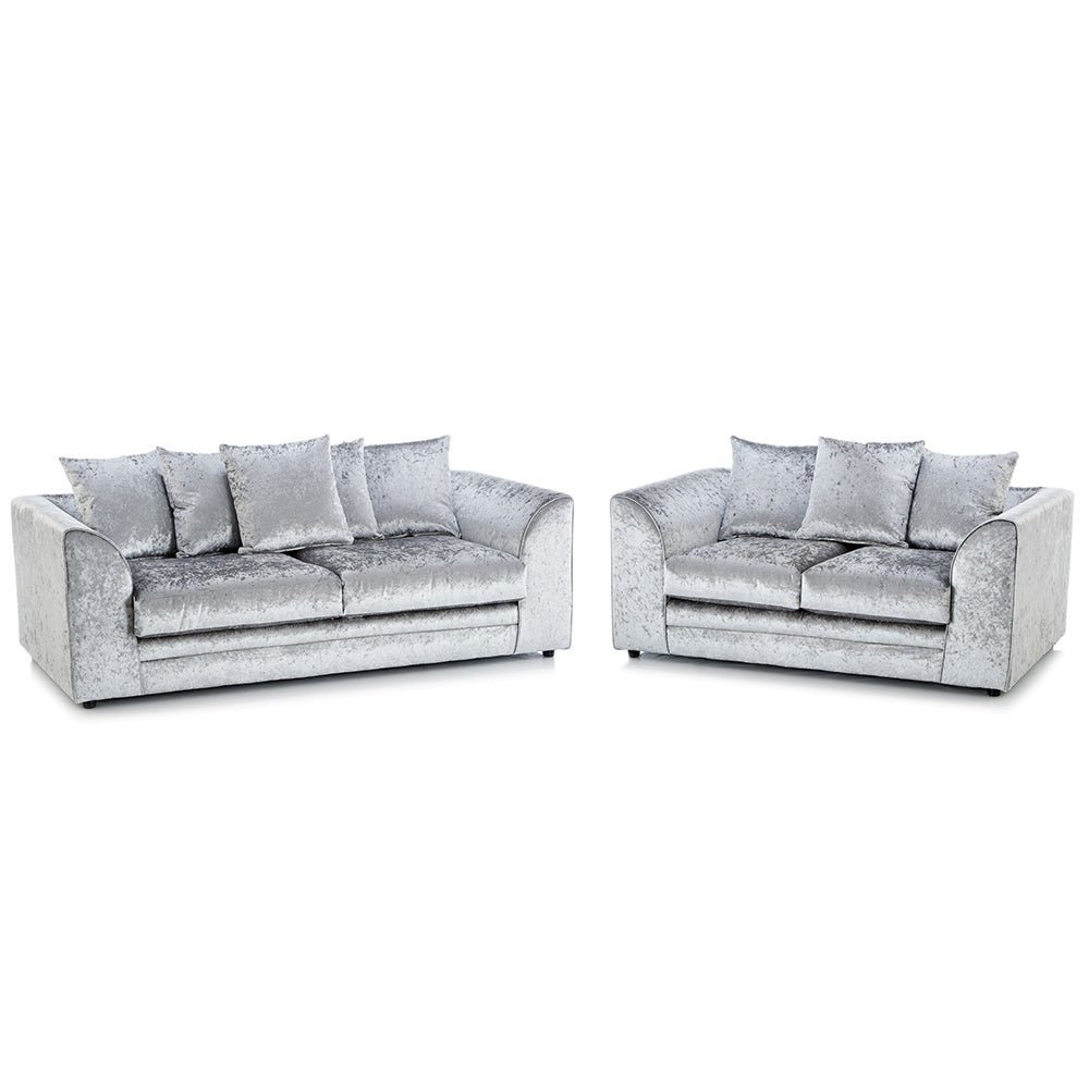 Velvet Fabric Sofa Suite